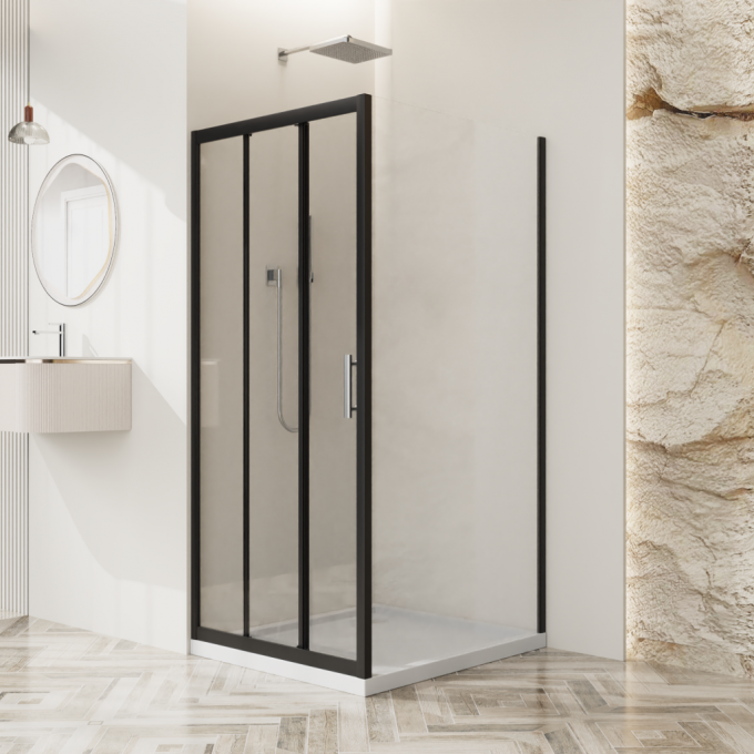 Душевой уголок BELBAGNO UNO-195-AHF-31-90/100-C-Cr
