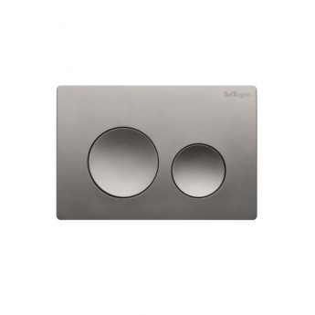 Кнопка смыва BELBAGNO BB-03C-GM оружейная сталь Кнопка смыва BELBAGNO BB-03C-GM оружейная сталь