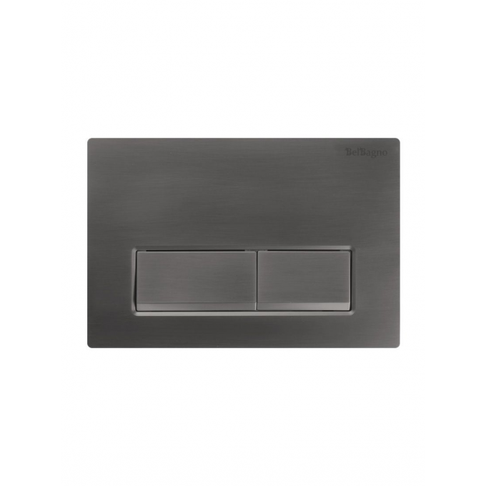 Кнопка смыва BELBAGNO оружейная сталь BB-15R-GM