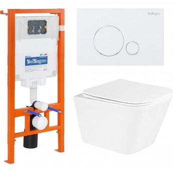Комплект 3 в 1 BELBAGNO BB3103CHR/SC/BB002-80/BB014-SR-BIANCO Комплект 3 в 1 BELBAGNO BB3103CHR/SC/BB002-80/BB014-SR-BIANCO