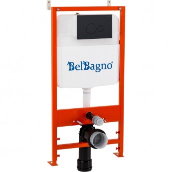 Монтажный элемент для подвесного унитаза BELBAGNO BB026 + BB084NERO