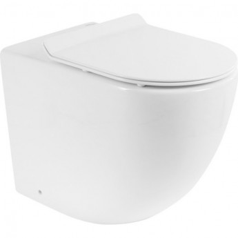 Унитаз приставной безободковый BELBAGNO BB2141CBR/BB865SC Унитаз приставной безободковый BELBAGNO BB2141CBR/BB865SC